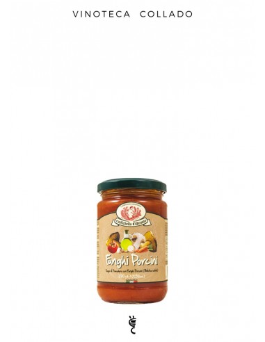 Salsa de Tomate y Setas Cristal 270 gr.