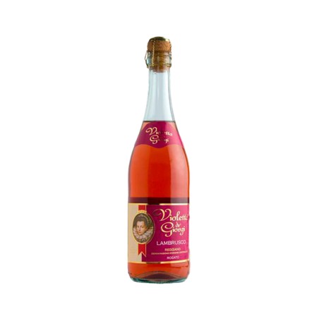 Comprar vino rosado joven Lambrusco Violetta de Giorgi Rosado Dulce Emilia Romagna DOC