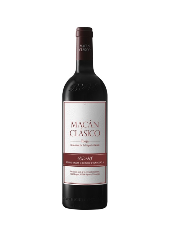 Comprar vino tinto con crianza Macán Clásico 2022 D.O. Ca. Rioja