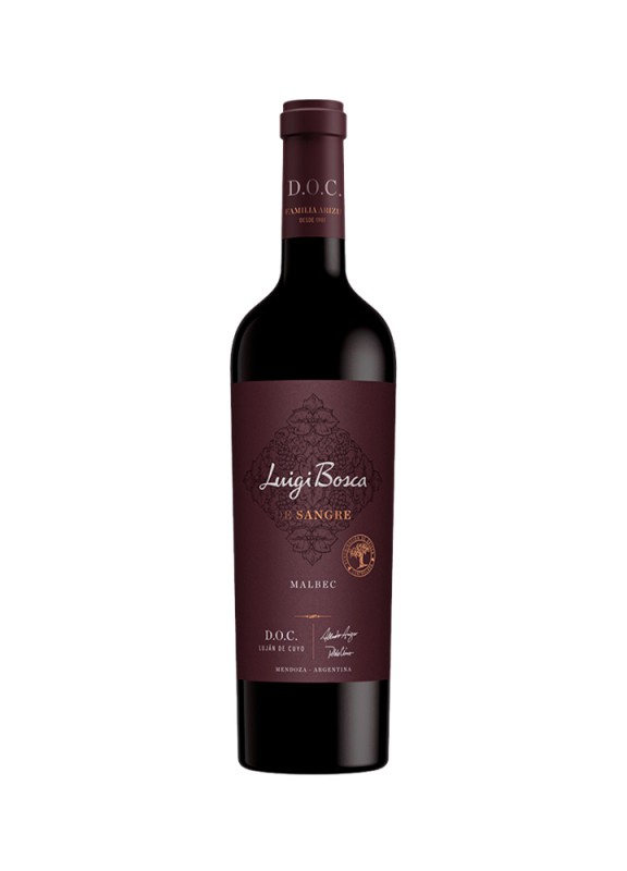 Comprar vino tinto con crianza Luigi Bosca de Sangre Malbec DOC 2023 Mendoza