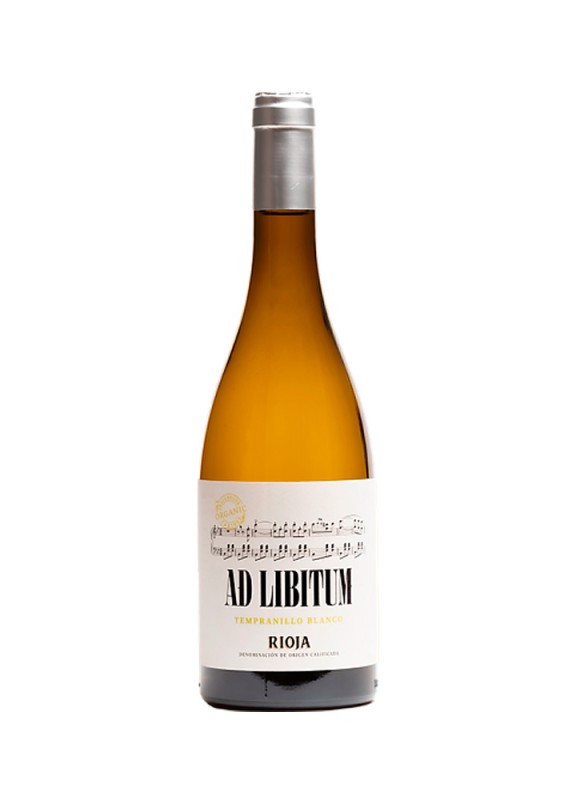Comprar vino blanco fermentado en barrica Ad Libitum Tempranillo Blanco 2025 D.O. Ca. Rioja