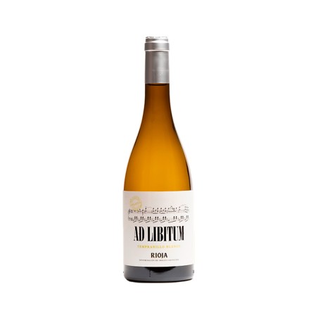 Comprar vino blanco fermentado en barrica Ad Libitum Tempranillo Blanco 2025 D.O. Ca. Rioja
