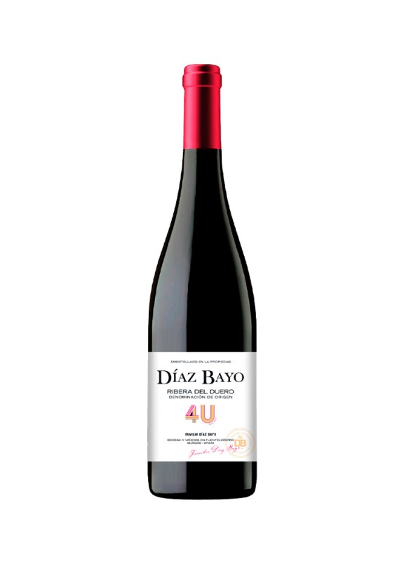 Comprar vino tinto joven Díaz Bayo 4U 2025 D.O. Ribera del Duero