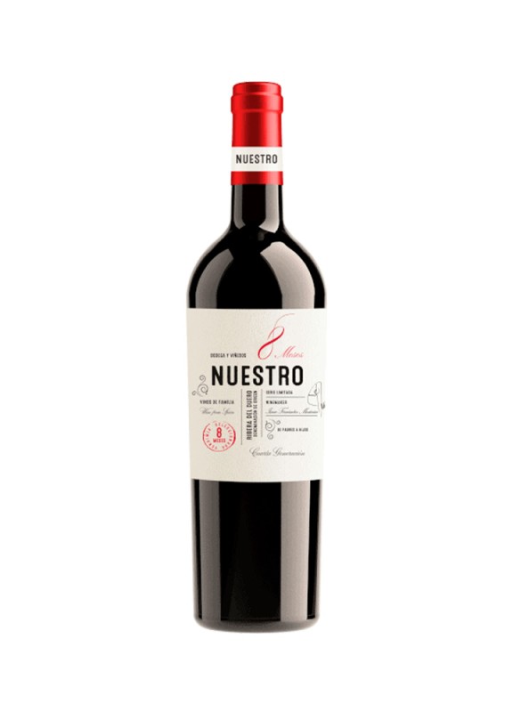 Comprar vino tinto con crianza Nuestro 8 Meses 2024 D.O. Ribera del Duero