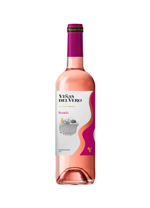 Comprar vino rosado joven Viñas del Vero Merlot Tempranillo Rosado 2025 D.O. Somontano
